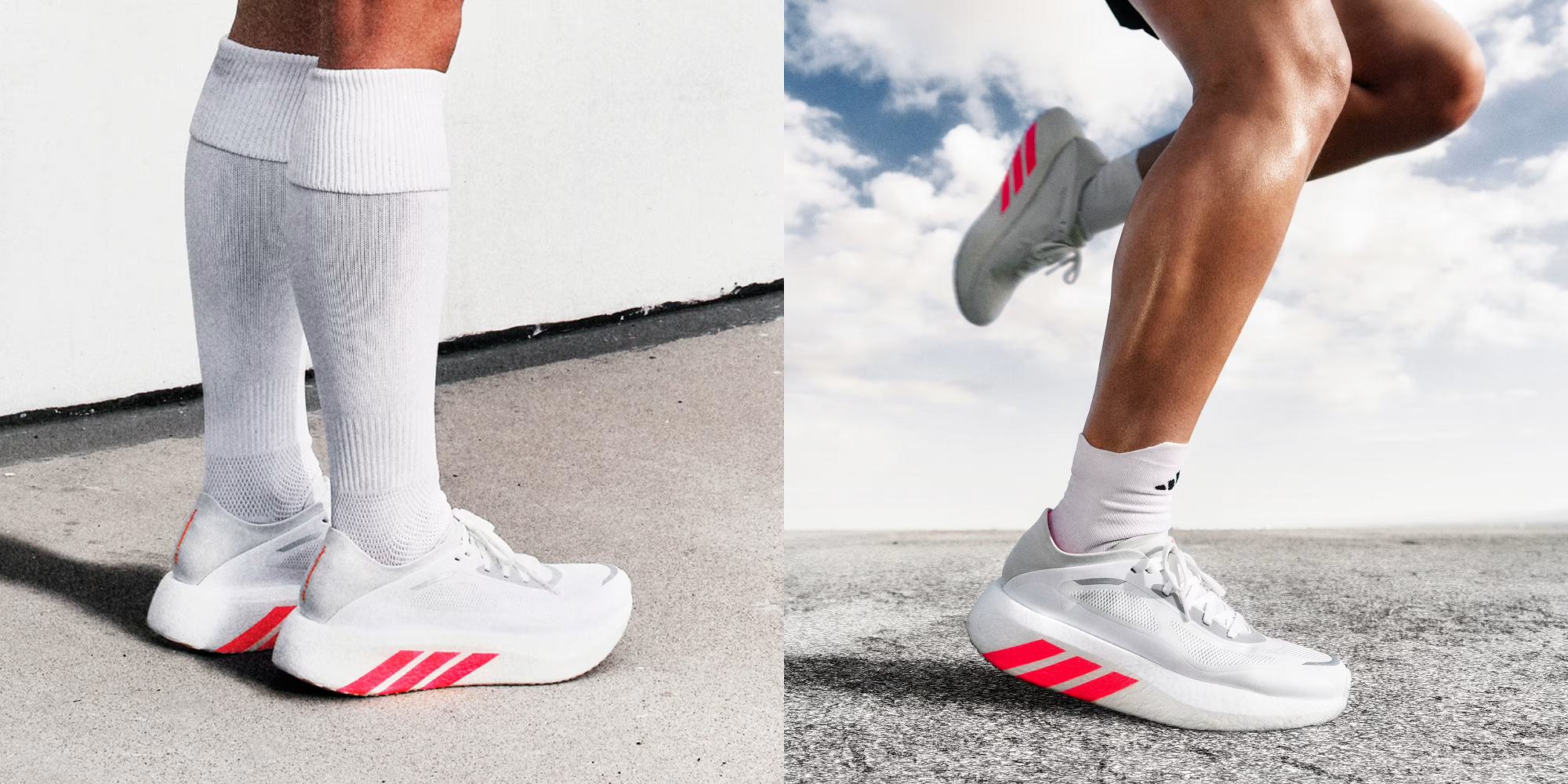 adidas hyperboost run on feet