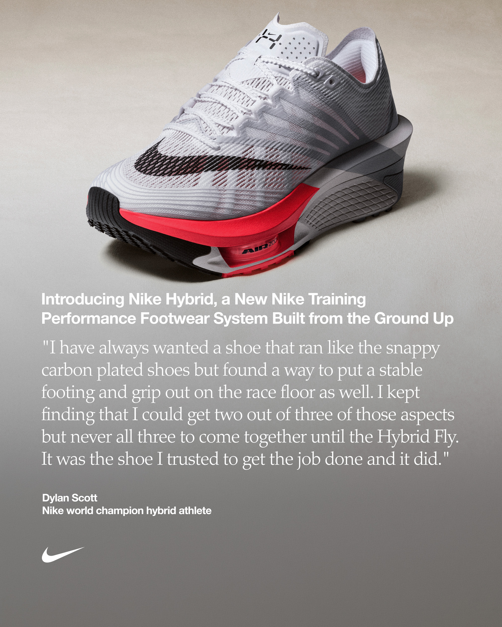 nike hybrid fly poster