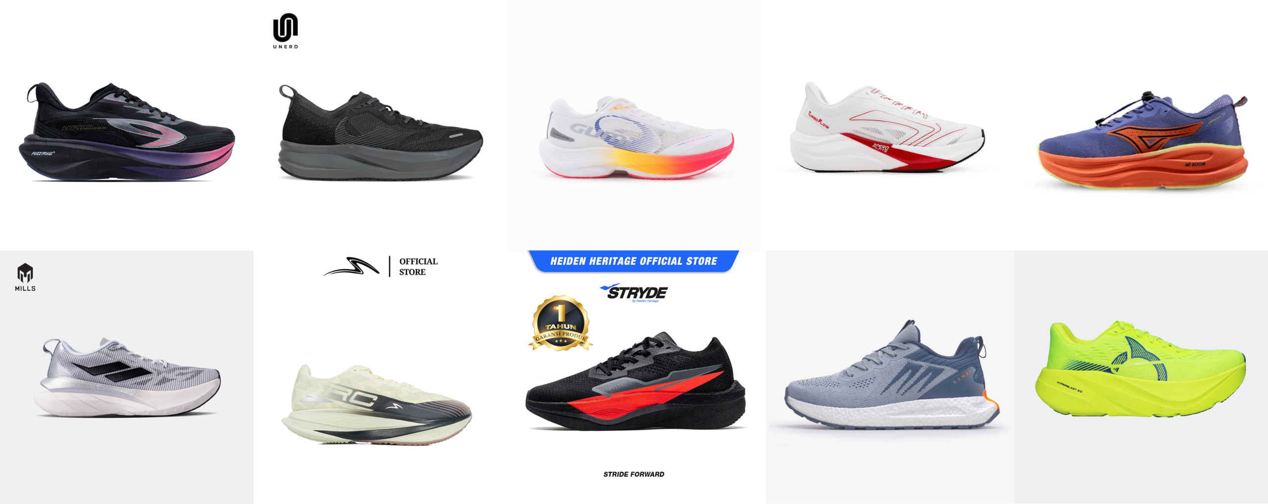 sepatu lari lokal